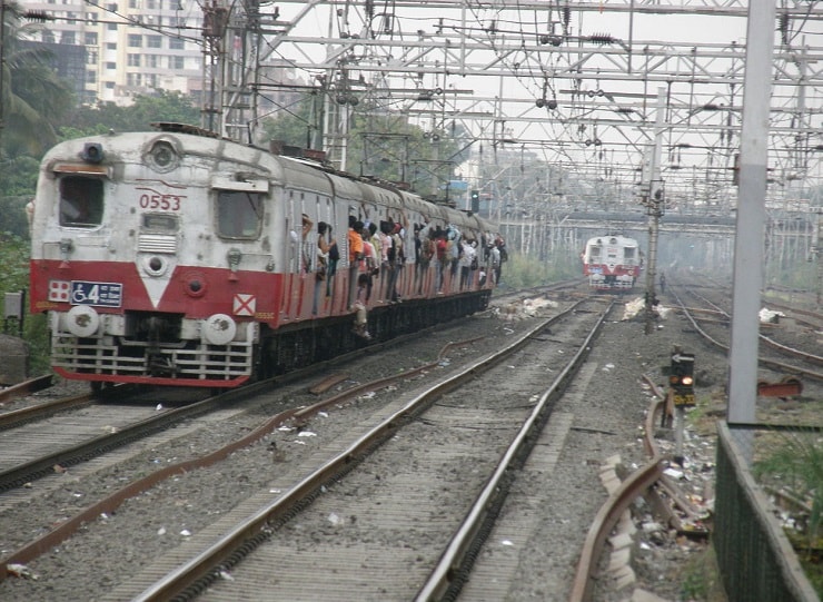 crowded train