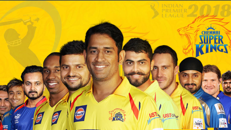 Image result for 2018 IPL TEAMS CSK