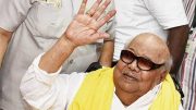 DMK-chief-M-Karunanidhi-continues-to-'remain-stable-in-ICU