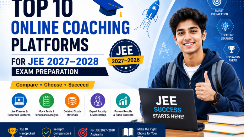 Top 10 Online Coaching Platforms for JEE 2027–2028 Exam Preparation