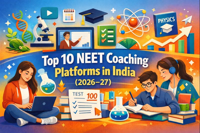 Top 10 NEET Coaching Platforms in India Top 10 NEET Coaching Platforms in India