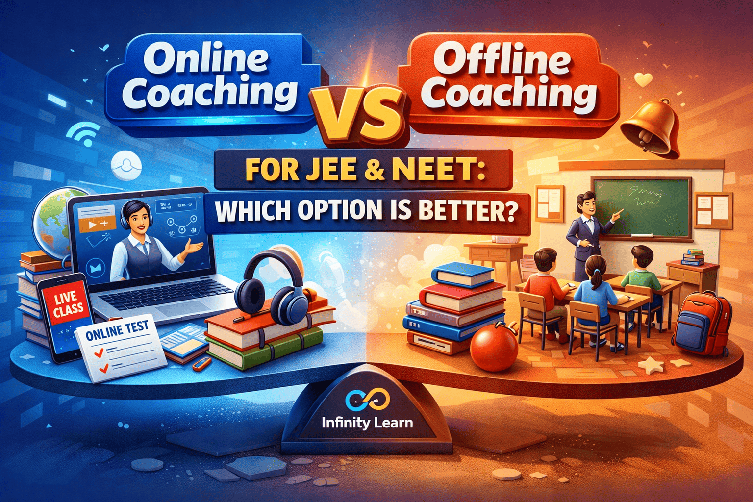 Online Coaching vs Offline Coaching for JEE & NEET: Which Option Is Better?