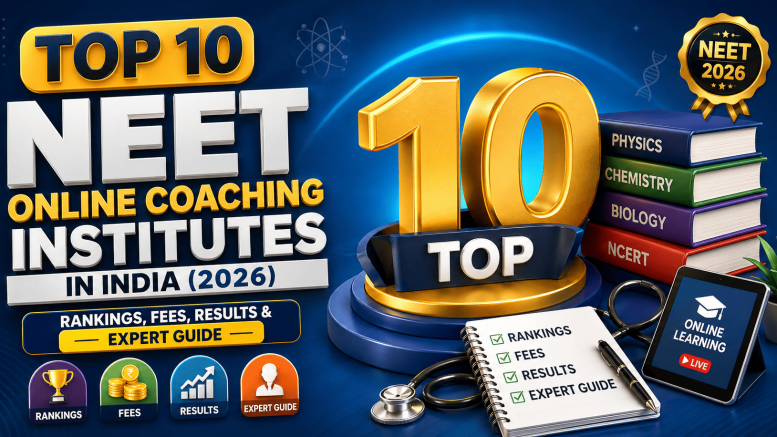 Top 10 NEET Online Coaching Institutes in India (2026)