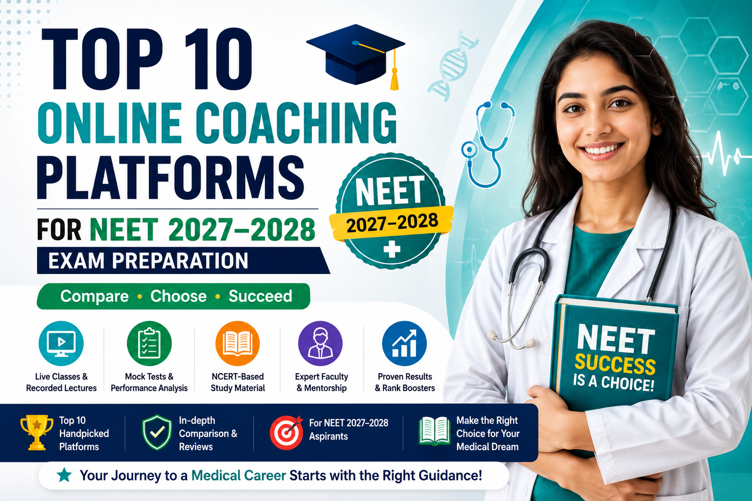 Top 10 Online Coaching Platforms for NEET 2027–2028 Exam Preparation Top 10 Online Coaching Platforms for NEET 2027–2028 Exam Preparation