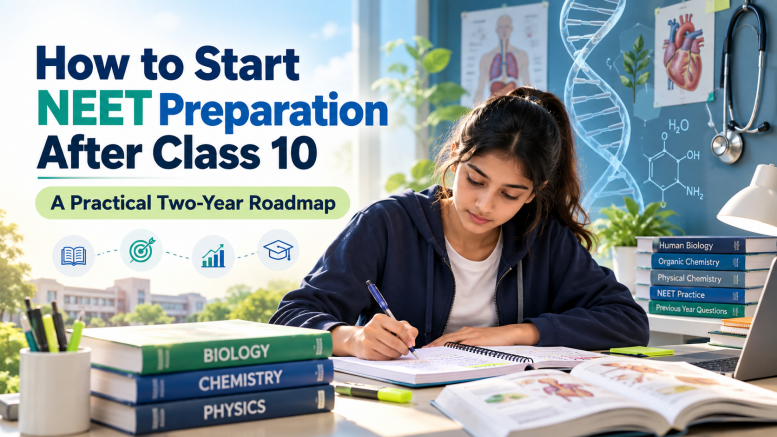How to Start NEET Preparation After Class 10: A Practical Two-Year Roadmap